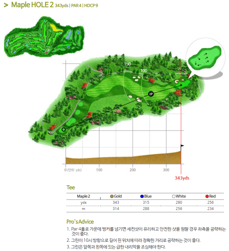 가평베네스트 골프클럽 메이플코스 2