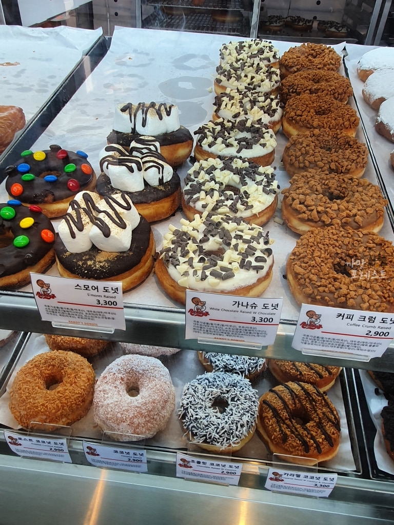 랜디스 도넛 종류