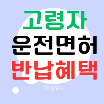 운전면허 반납 지원금