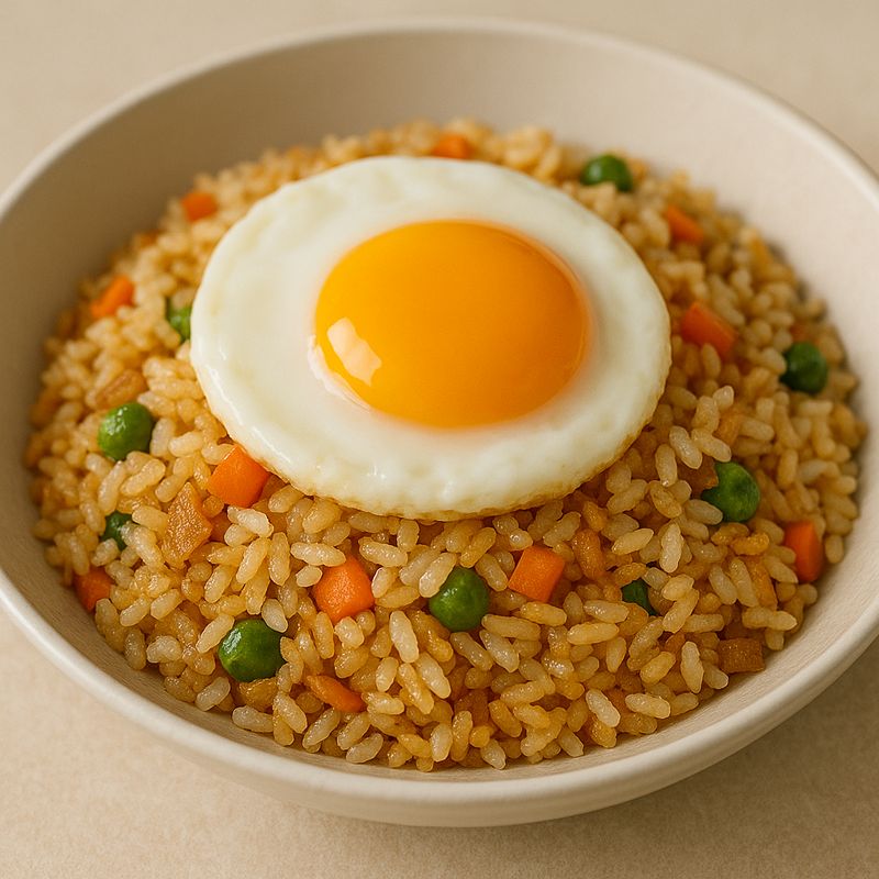 🍚 5. 냉동 볶음밥 + 반숙 계란 하나 추가