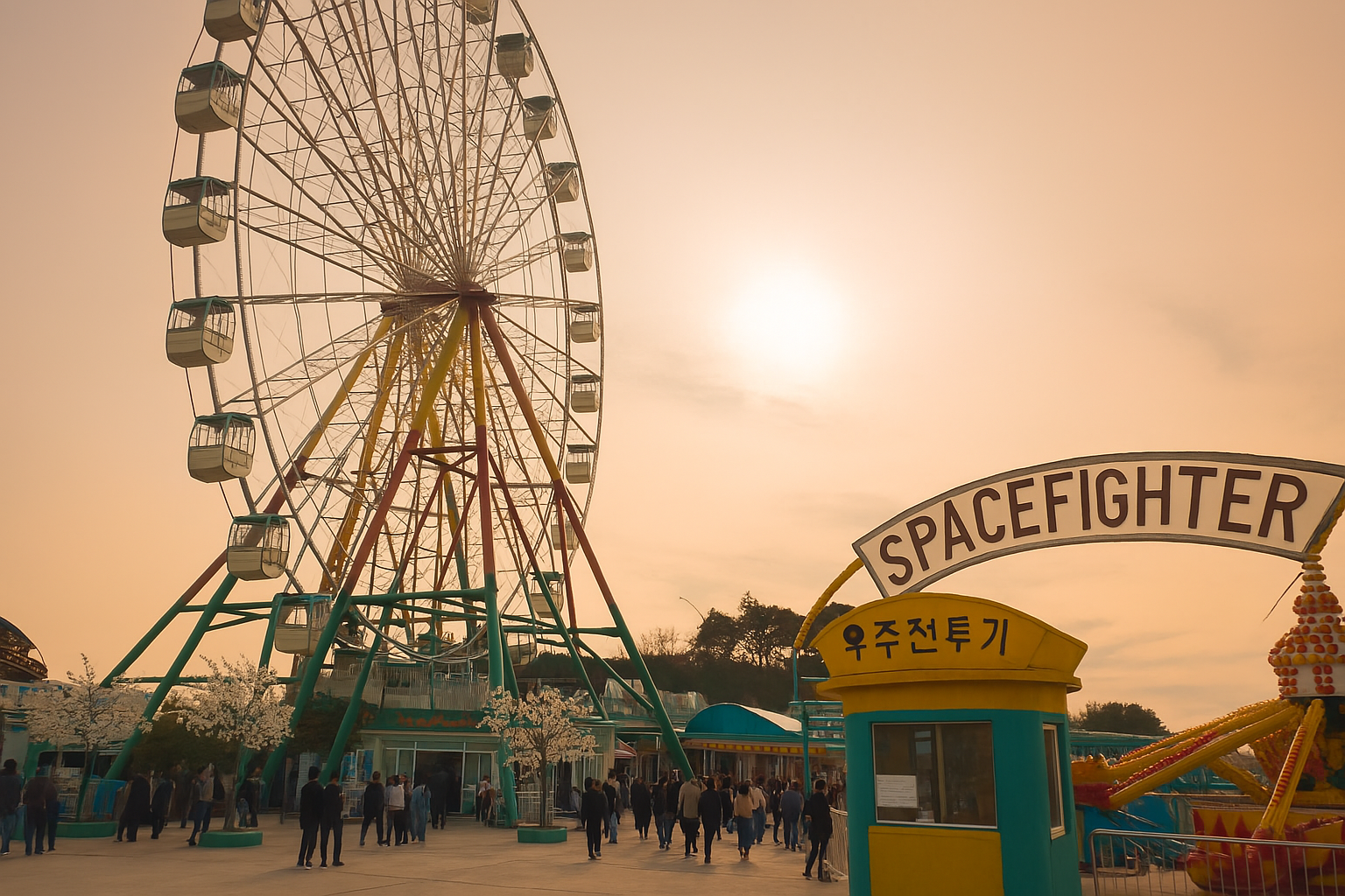 당진 삽교호 놀이동산 사진