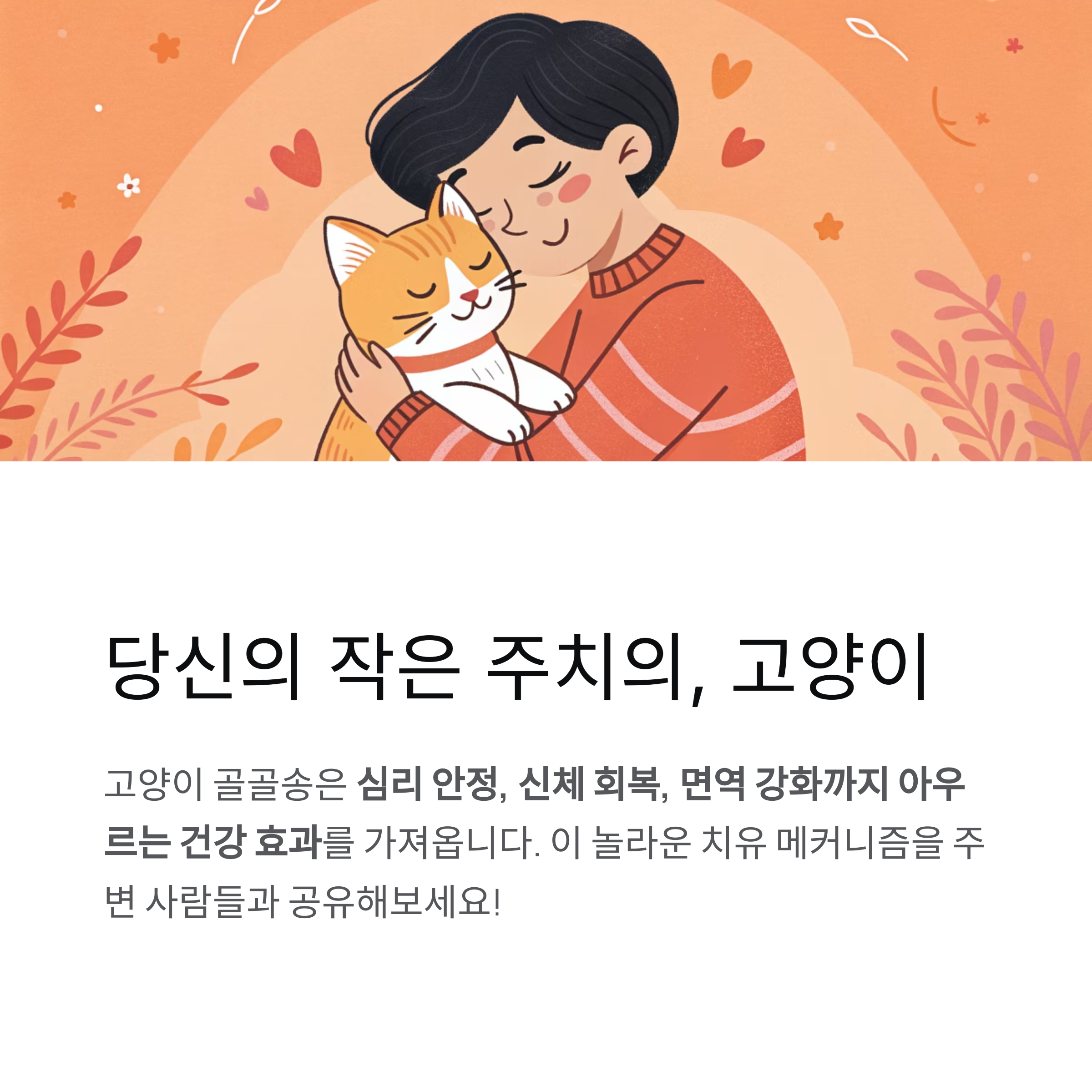 당신의 작은 주치의, 고양이
