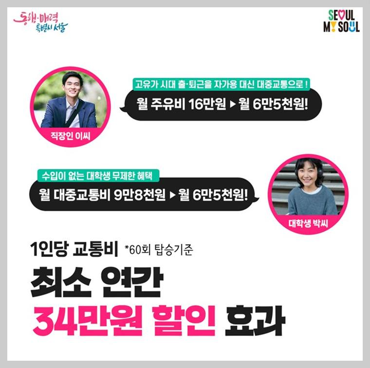 모바일 티머니 교통 카드 사용법
