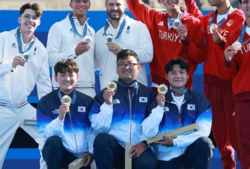 2024 파리올림픽 양궁 남자단체전 대한민국 금메달