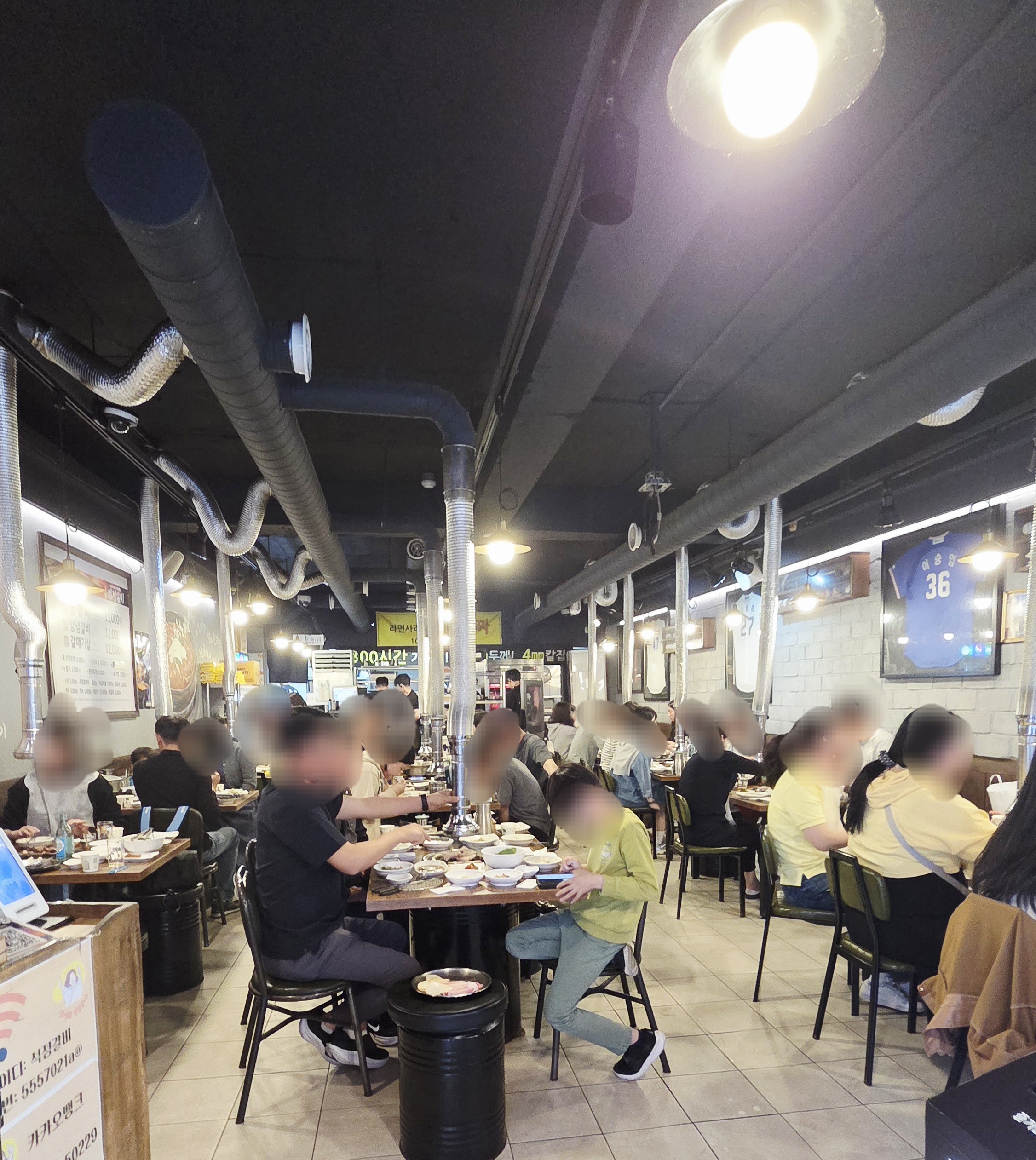 석정갈비 내부 모습