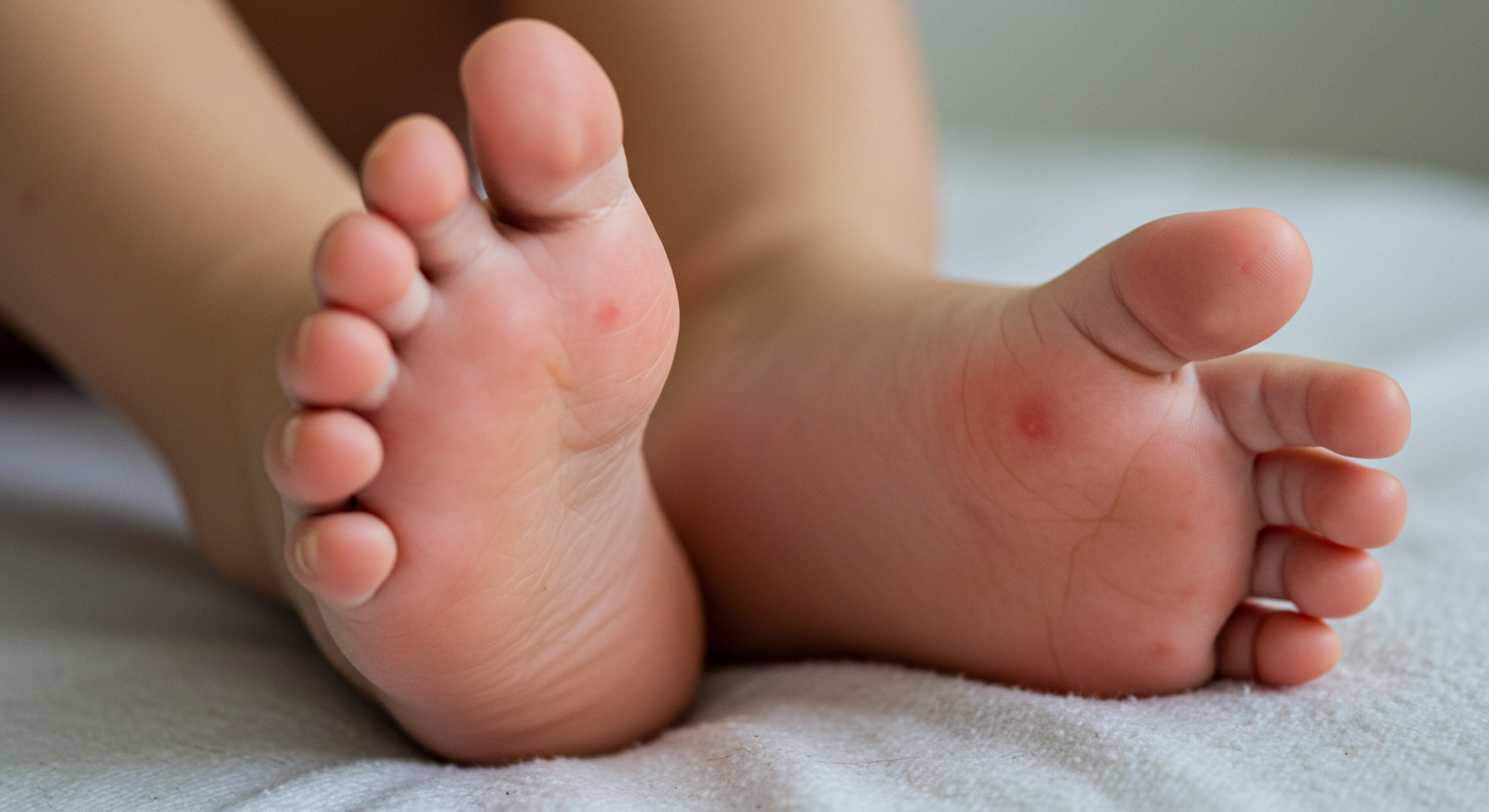 열이 높고 물집이 생기면 바로 병원으로!