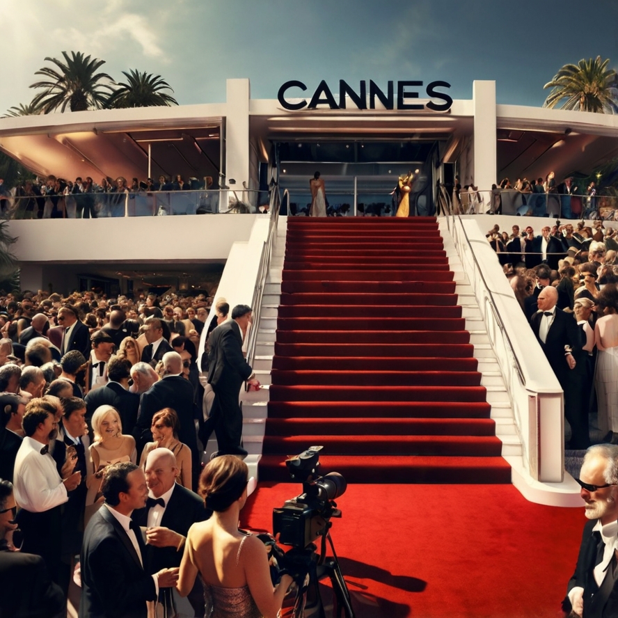 칸 추천 명소 팔레 데 페스티벌을 묘사한 이미지