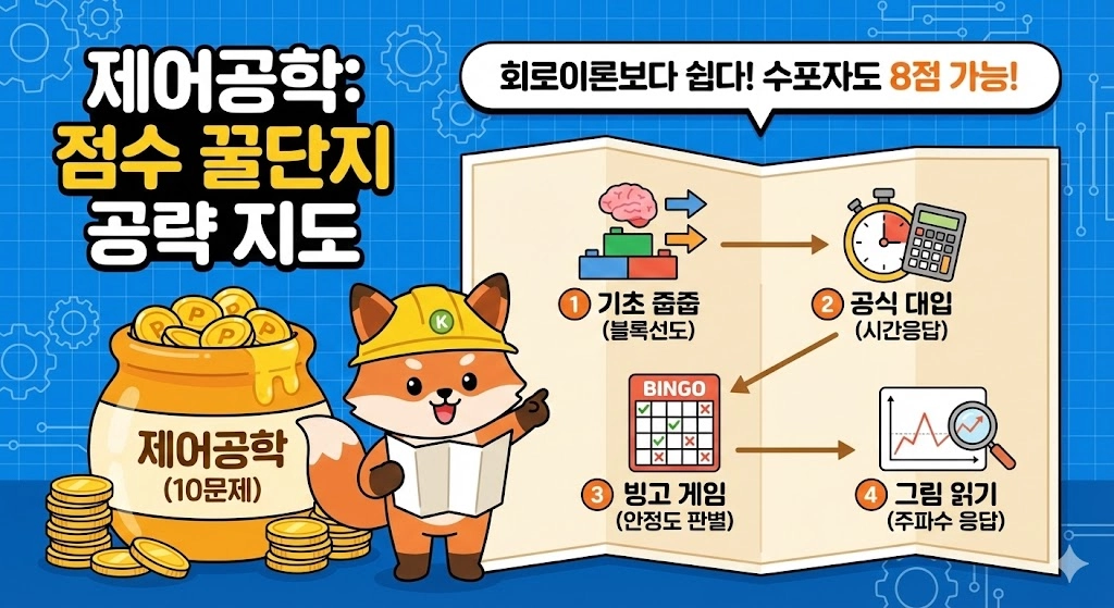 [전기기사 필기] 제어공학, 알고 보면 '점수 자판기' 출제 경향 완벽 분석 (수포자 필독)