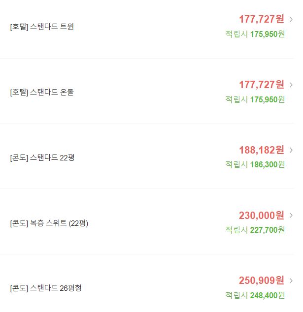 덕구온천리조트가격