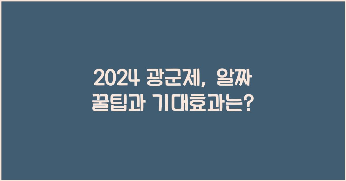 2024 광군제