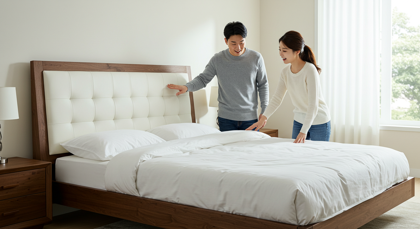 퀸 사이즈 침대 규격