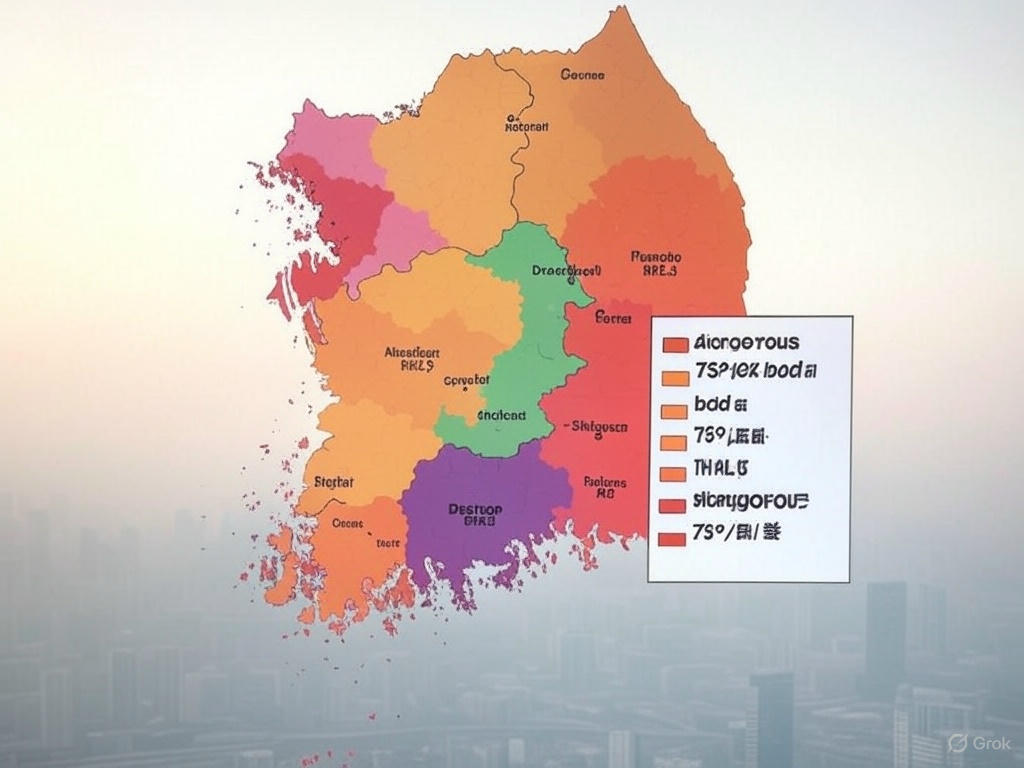 미세먼지 농도 지도