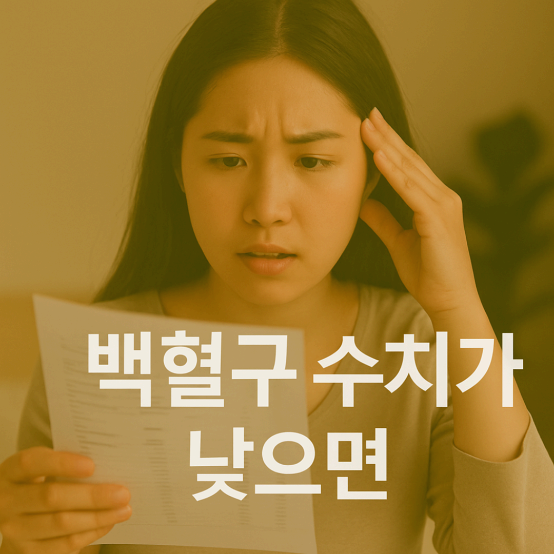 면역력이 떨어졌다는 신호, 백혈구 감소로 시작될 수 있습니다.