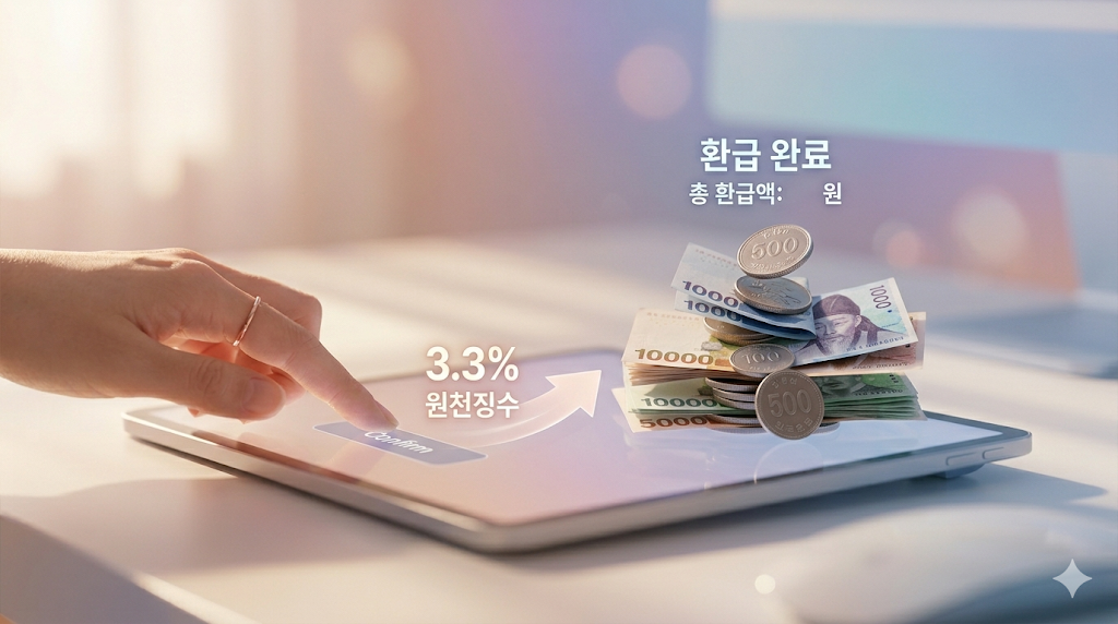프리랜서 세금 상식: 원천징수 3.3% 환급받는 법