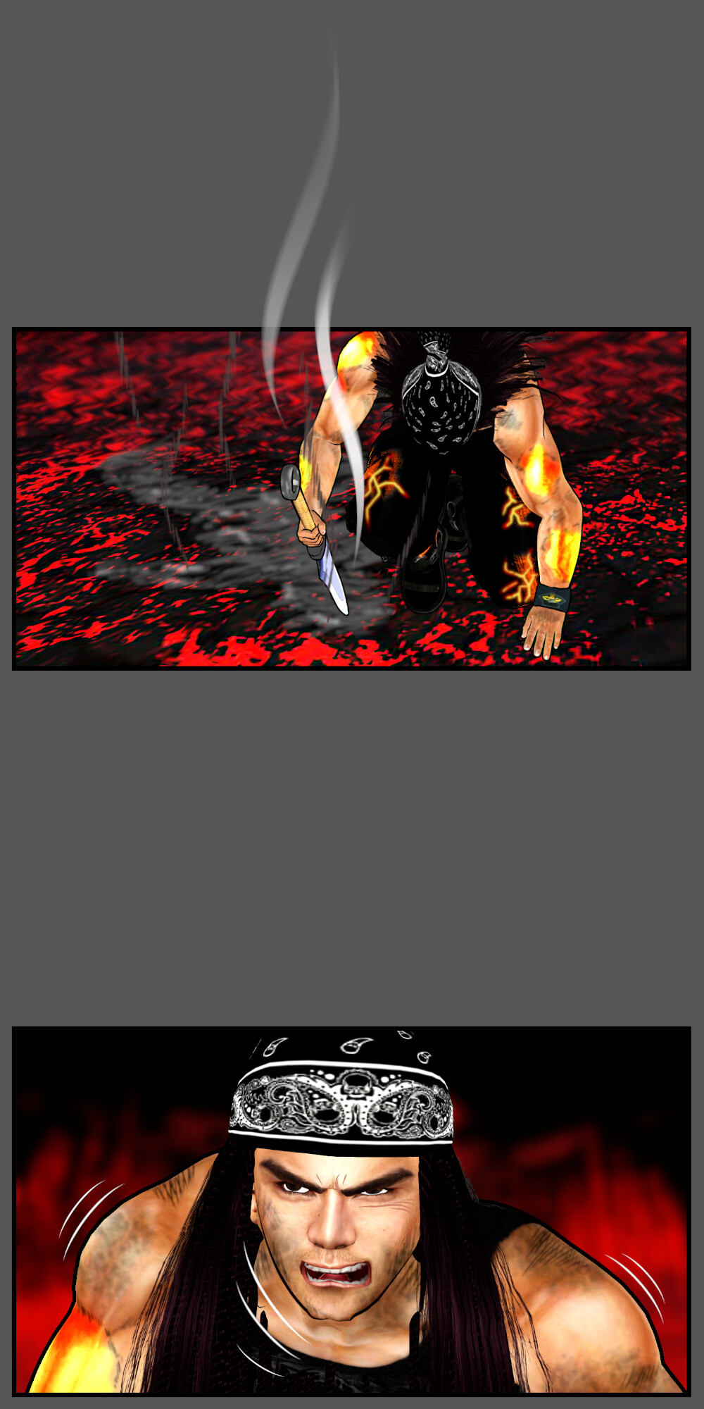 나그네는 몸을 가누기 힘들정도로 힘이 너무 많이 빠져나갔다.