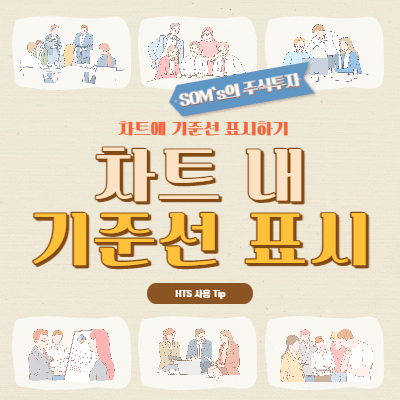 차트 - 상한가 - 시가 - 고가 표기하기 - 고정된 지표