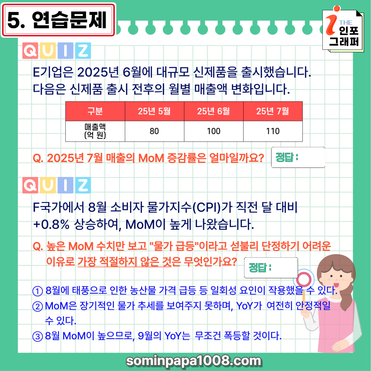 [주린이의 경제사전] 010. MoM(전월 대비 증감률) MoM 뜻과 활용법 완벽 정리: '초단기 온도 변화'로 타이밍 잡는 법