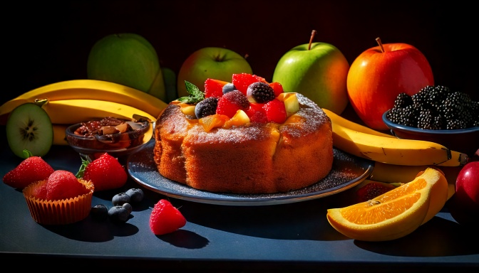 과일을 활용한 비건 디저트