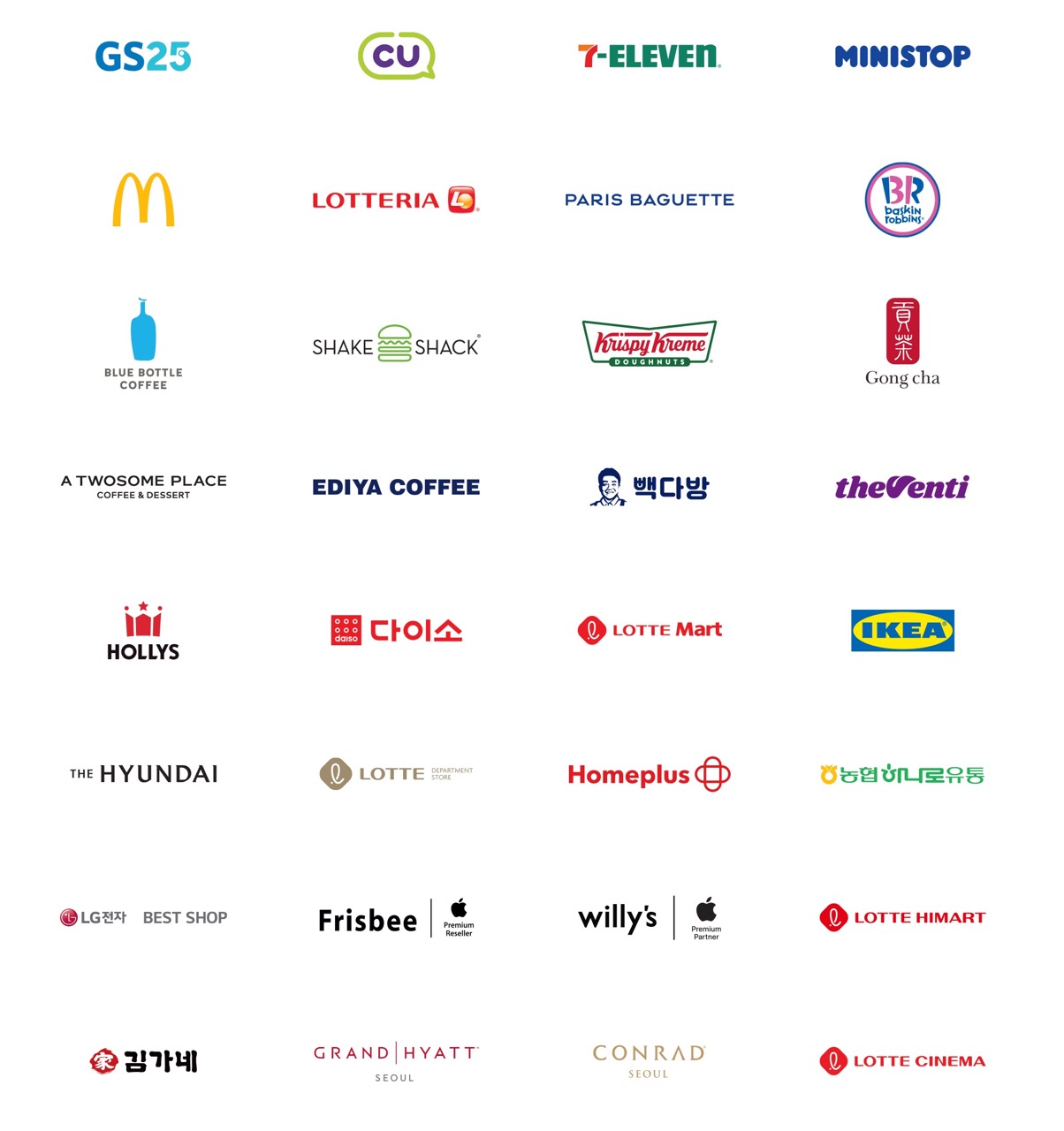 애플 공홈에 오픈된 애플페이 사용처