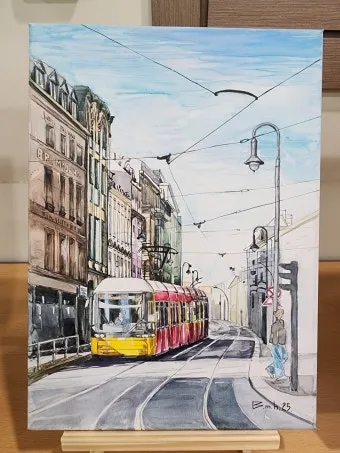 아크릴물감으로 어반스케치 그리기 파주 프로방스 카페로즈에서_14