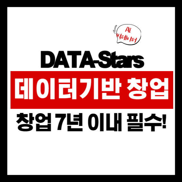 [데이터 기반 스타트업 필독] 2025년 DATA-Stars, 이렇게 바뀌었다!