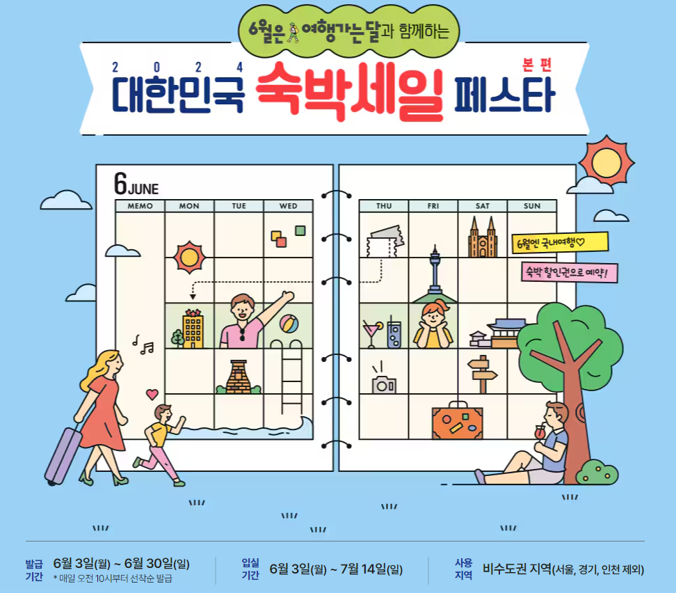 대한민국 2024 숙박 세일 페스타