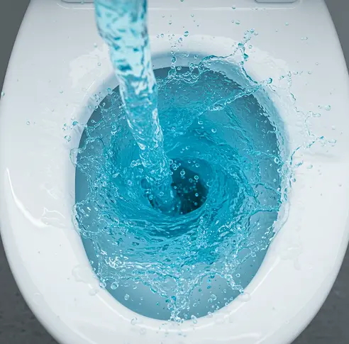 변기 물이 천천히 내려가는현상-1
