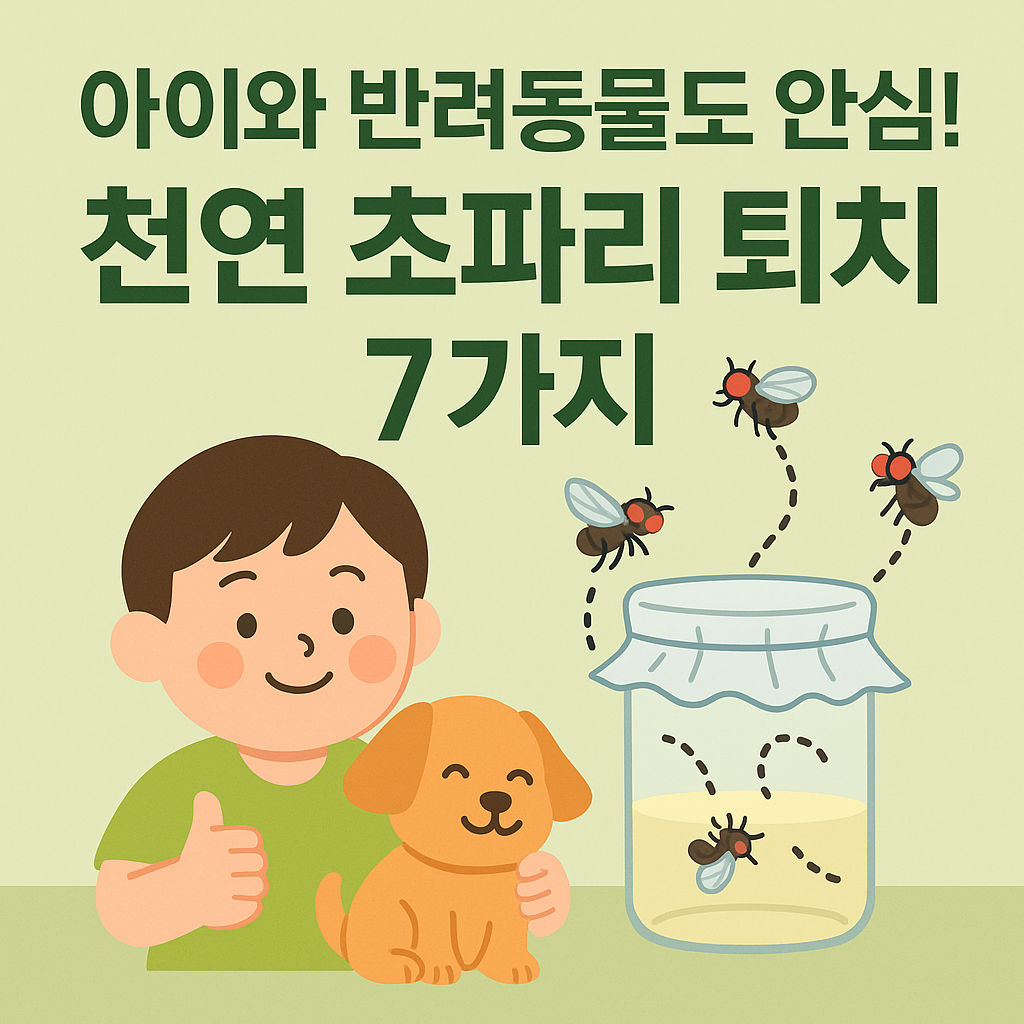 천연 초파리 퇴치