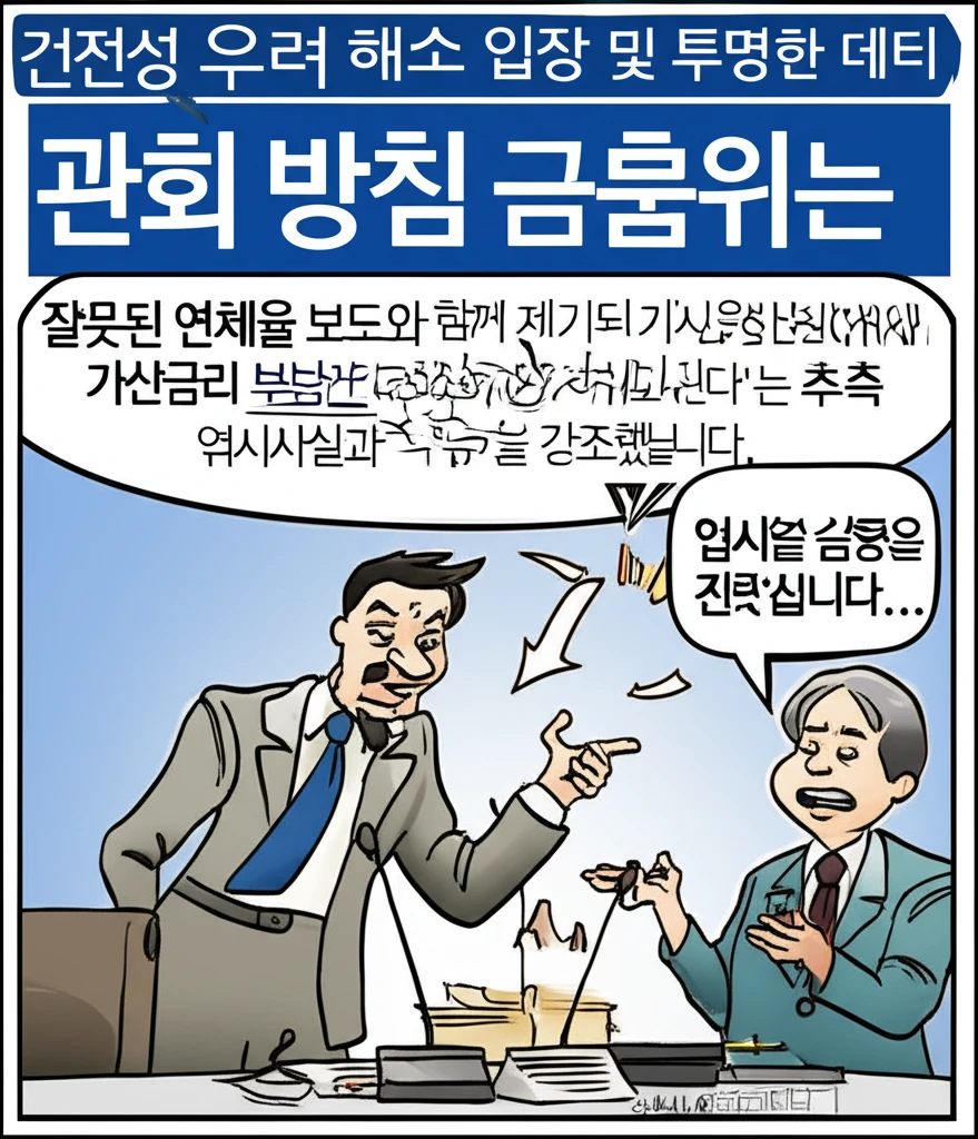 신용회복 지원 연체율 73.7% 오보..