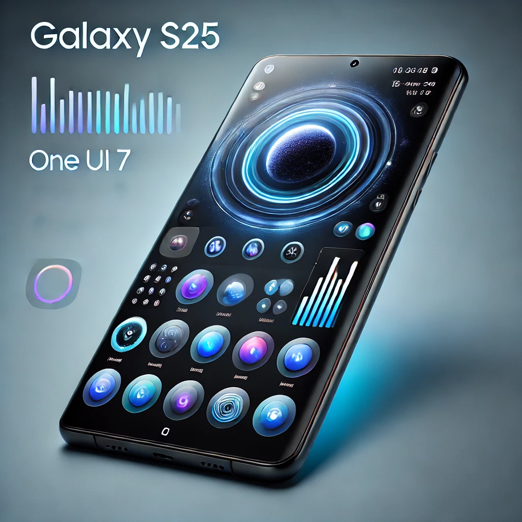 새로운 One UI7 플랫폼이 적용된 갤럭시 S25