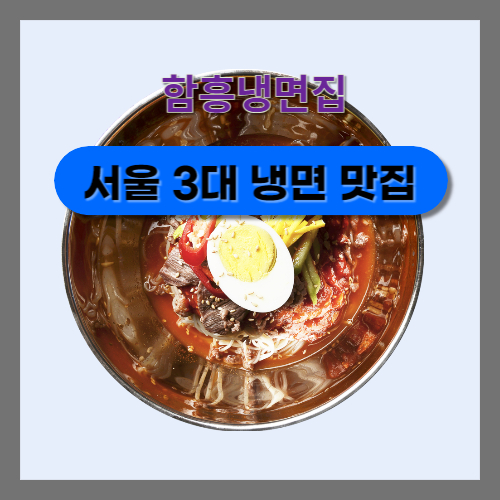 슬라이스한 고추와 삶은 계란이 올라가 있는 냉면