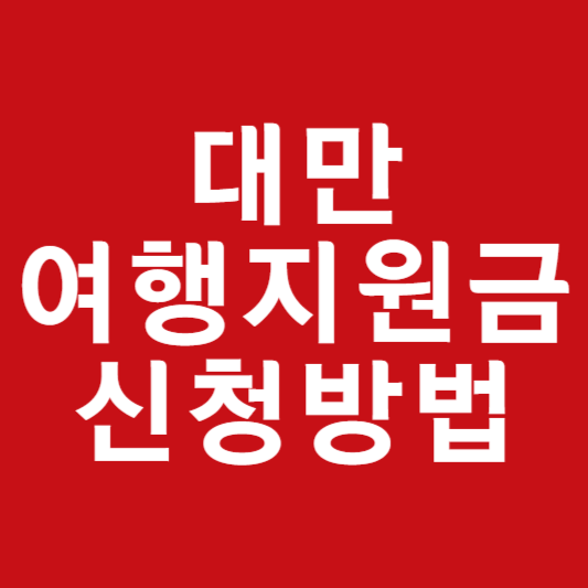 대만 여행지원금