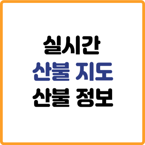 실시간 산불 지도 산불 정보 산불방지 국민행동요령 관련 사진