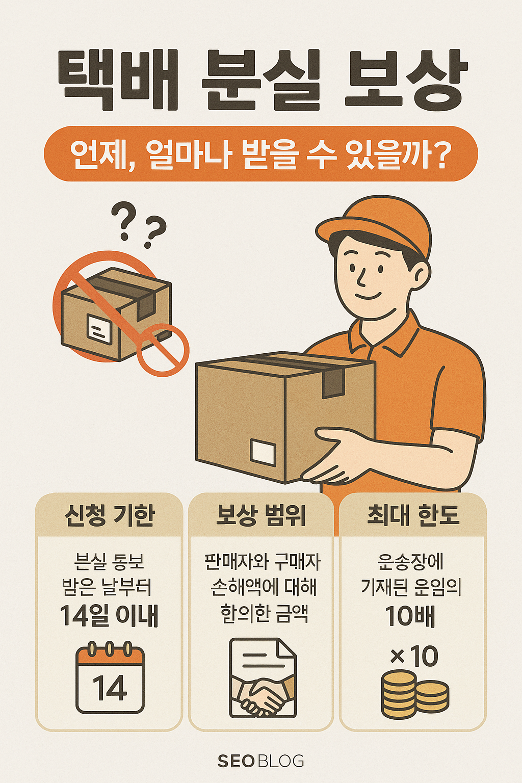 택배 분실, 자동 보상이 아니다?