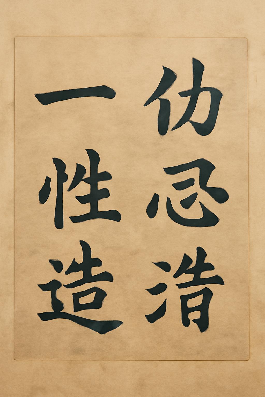 일체유심조 한자 뜻