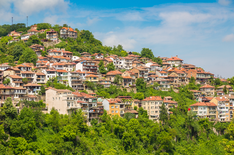 플로브디프 언덕 오래된 마을사진