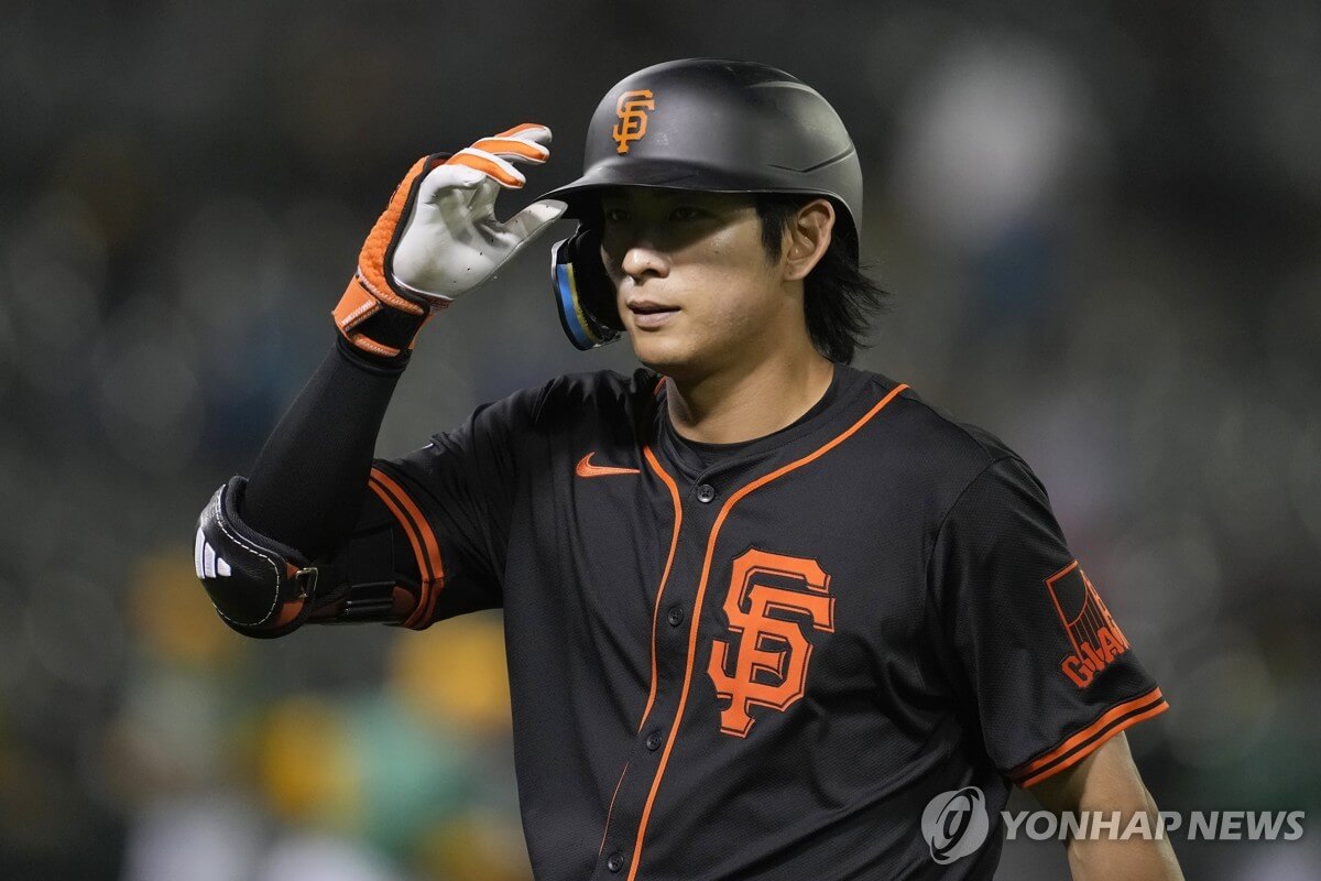 이정후 멀티히트 2루타 MLB 전체 1위 등극