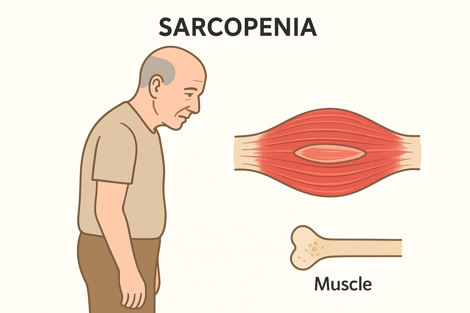 근 감소증 관련 사진