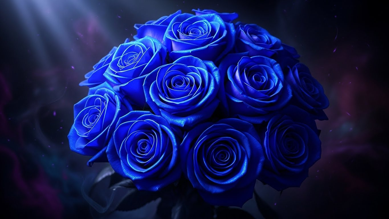 파란색 장미 꽃말의 반전: '불가능한 사랑'에서 '기적'으로 변한 신비로운 의미