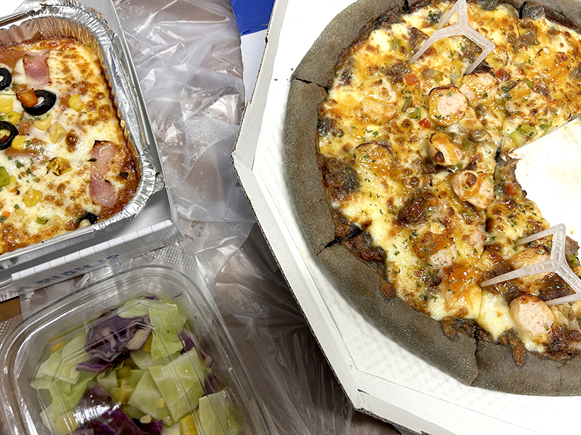 유로코피자-음식들