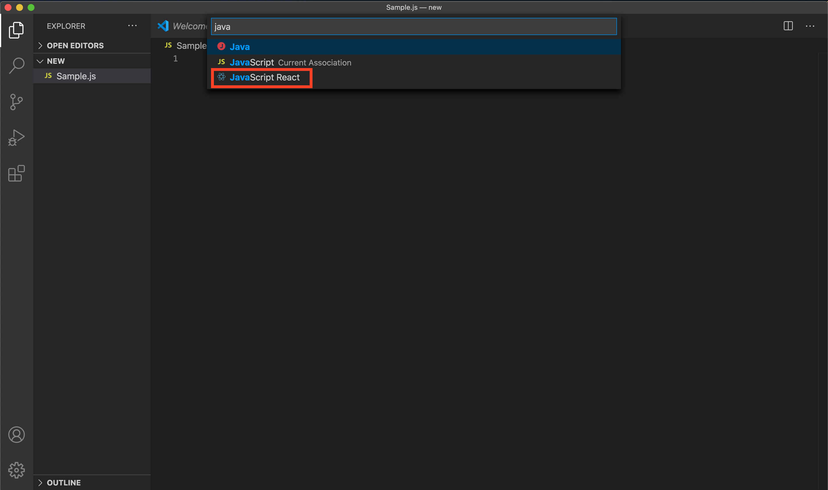 javascript 설정 변경