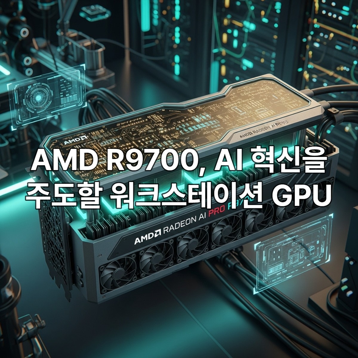 AMD 라데온 AI PRO R9700, 오늘(10/27) 공식 출시! AI 성능 어디까지?