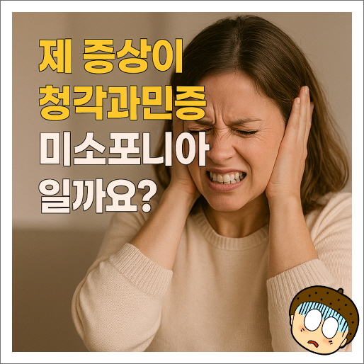 제 증상이 청각과민증, 미소포니아일까요?