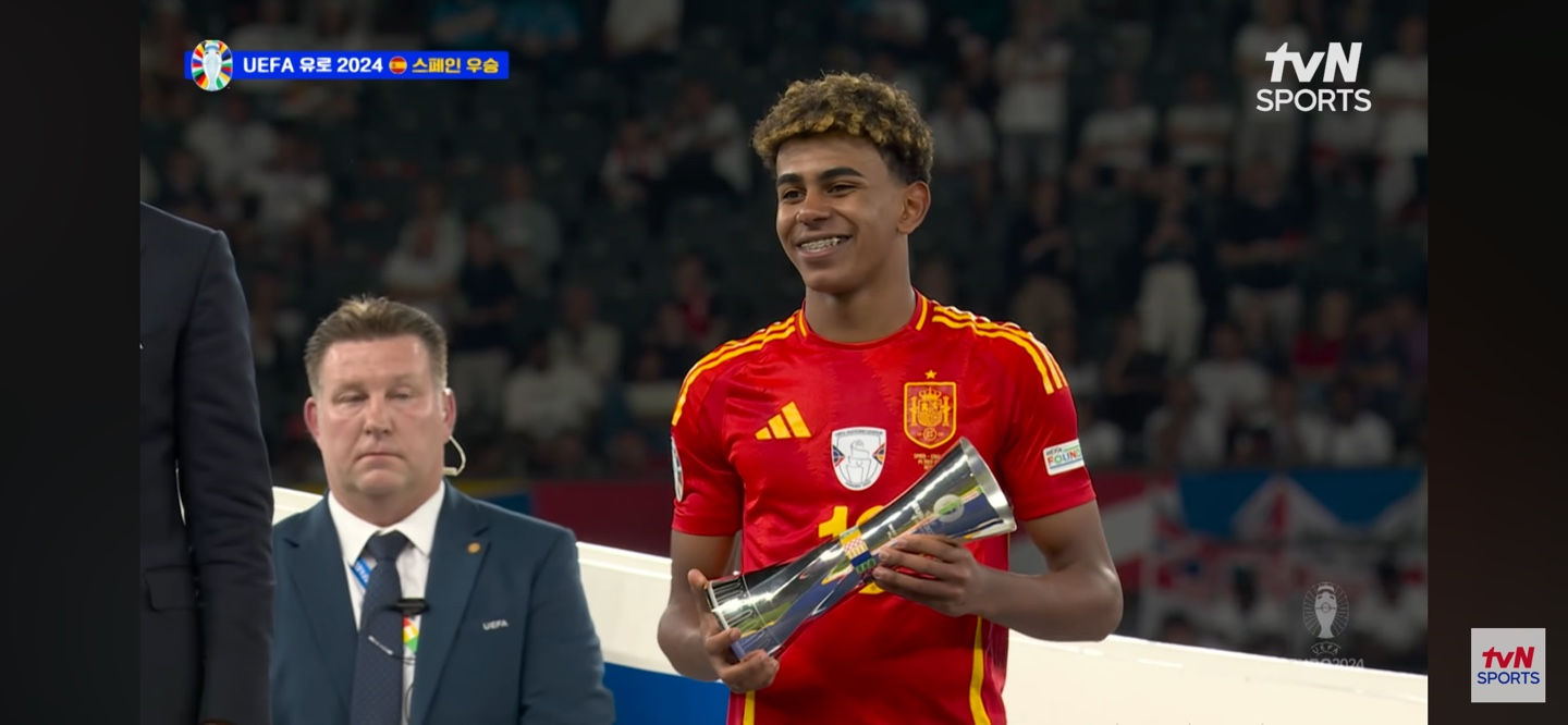 유로 2024 결승전 : 스페인 우수선수 수상