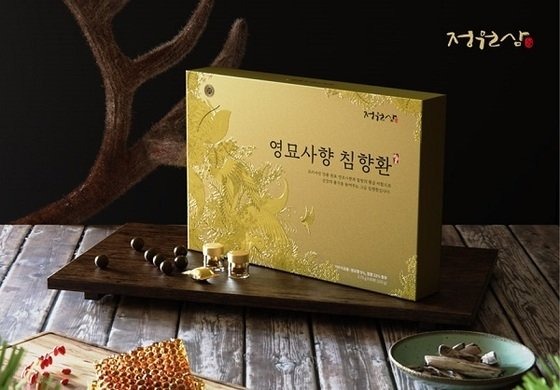 정원삼 영묘사향 침향환의 고급스러운 패키지