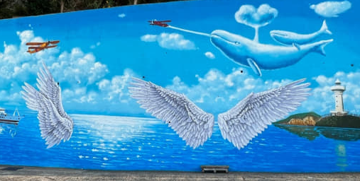 동피랑 날개벽화 리뉴얼