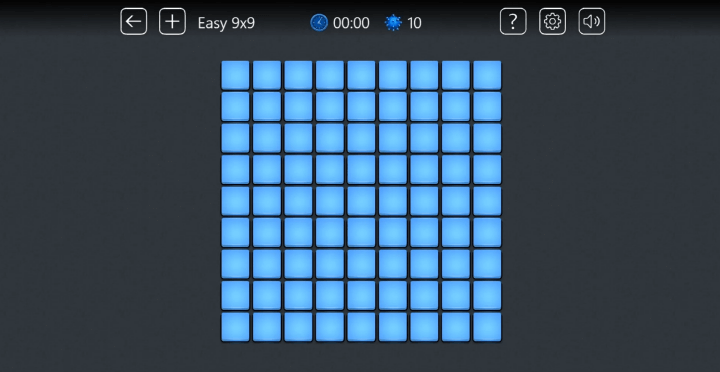 윈도우10-지뢰찾기-무료-게임하기-시작-화면
