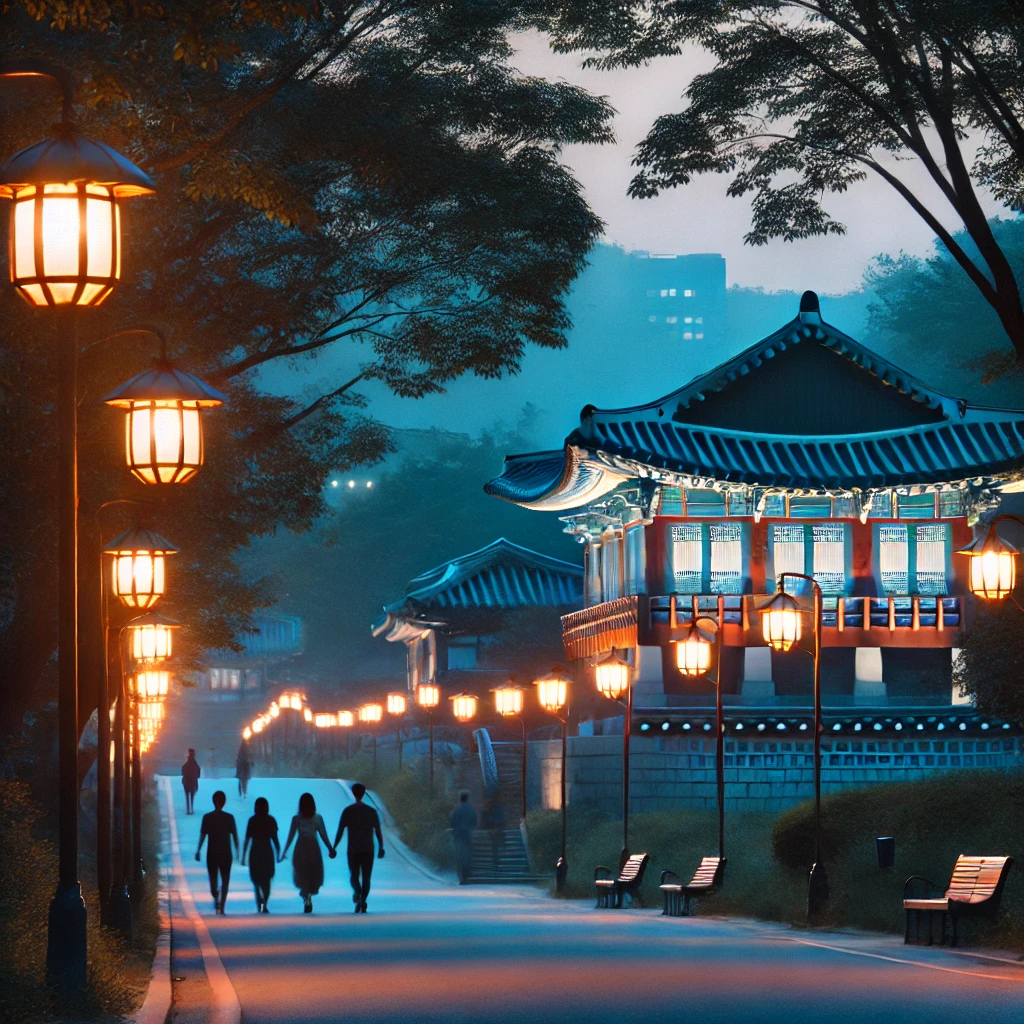 청와대 야간 관람