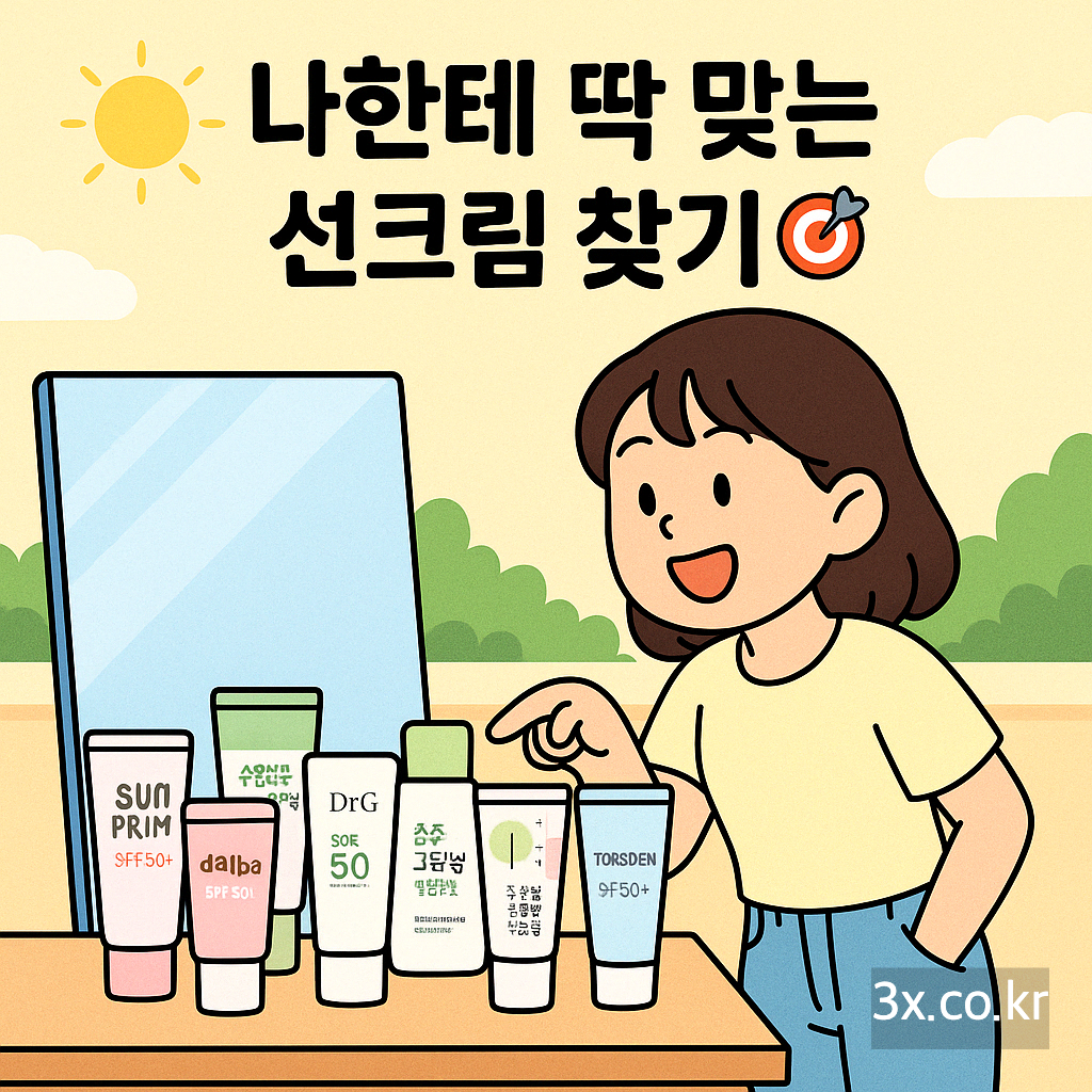 너는 이거 써! 올리브영 선크림 완벽정리 8가지, 내 피부에 꼭 맞는 선크림 고르는 법 (최신)