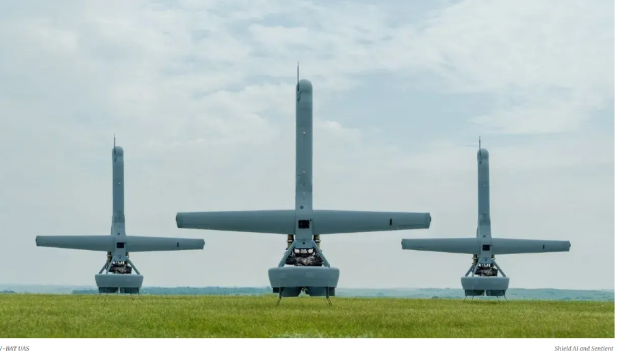 최첨단&nbsp;공중&nbsp;감시&nbsp;시스템 'V-Bat&nbsp;수직&nbsp;이착륙&nbsp;(VTOL)&nbsp;무인&nbsp;항공&nbsp;시스템&nbsp;(UAS)' VIDEO: US firm signs deal for AI alien ship-like military surveillance machine